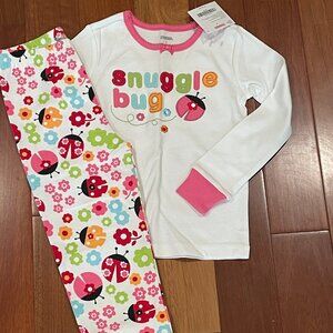 Gymboree Ladybug pajamas set size 5 NWT